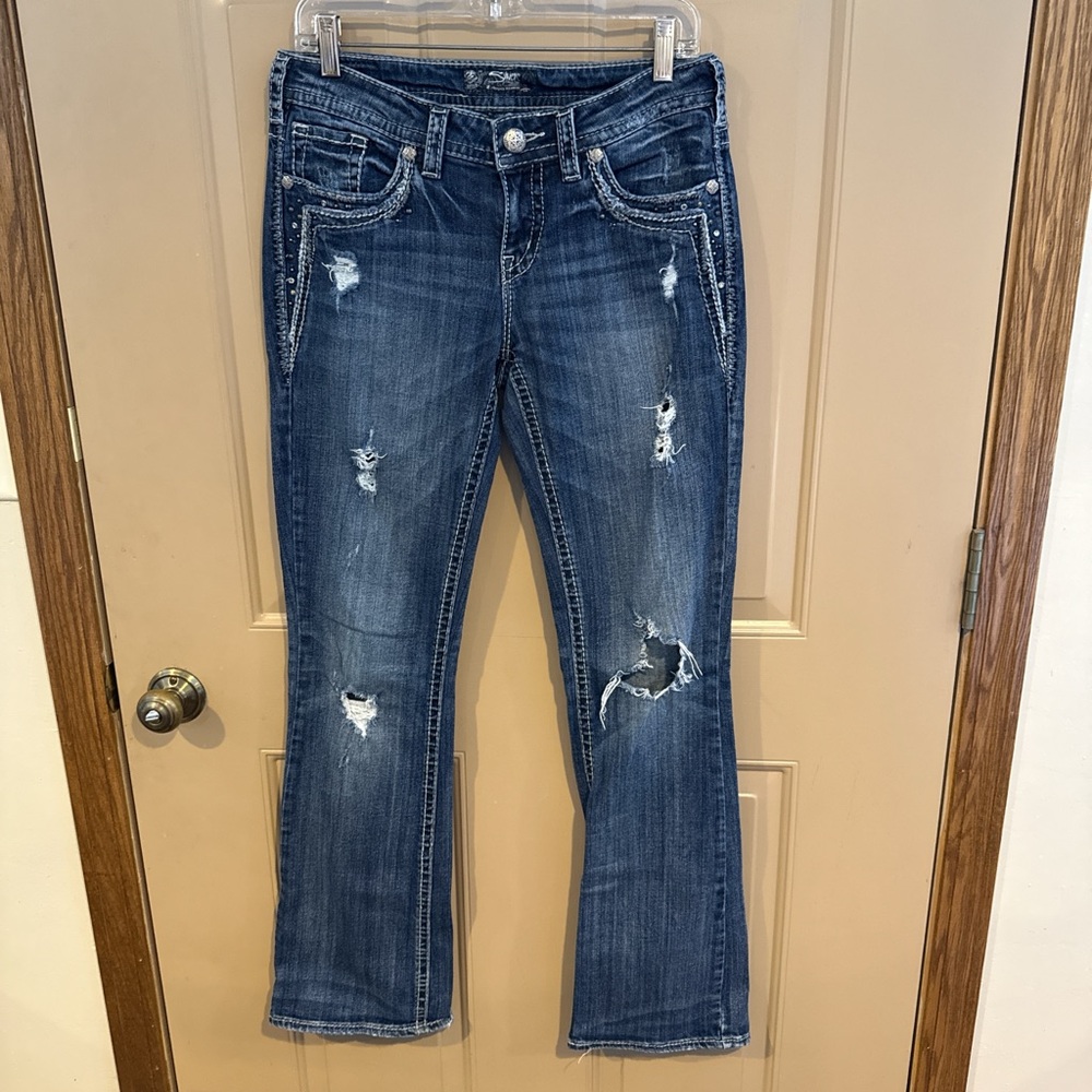 Silver Jeans Women's Blue Boot Cut Denim